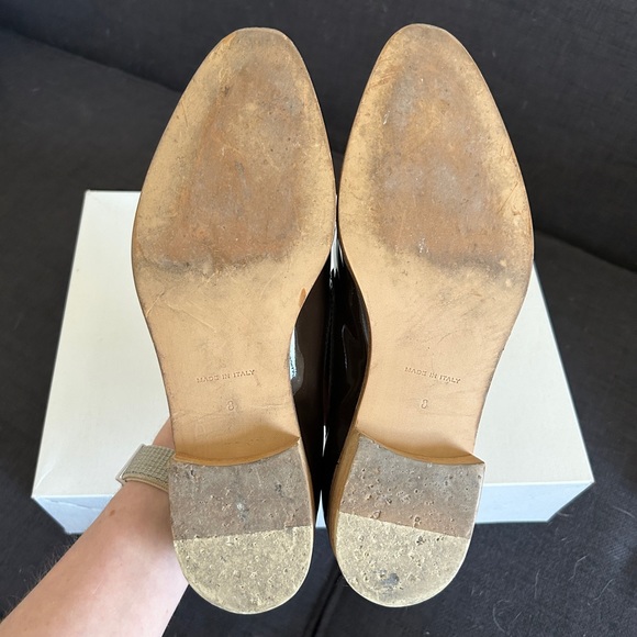 Dark brown patent leather Modern Loafer - Picture 2 of 4